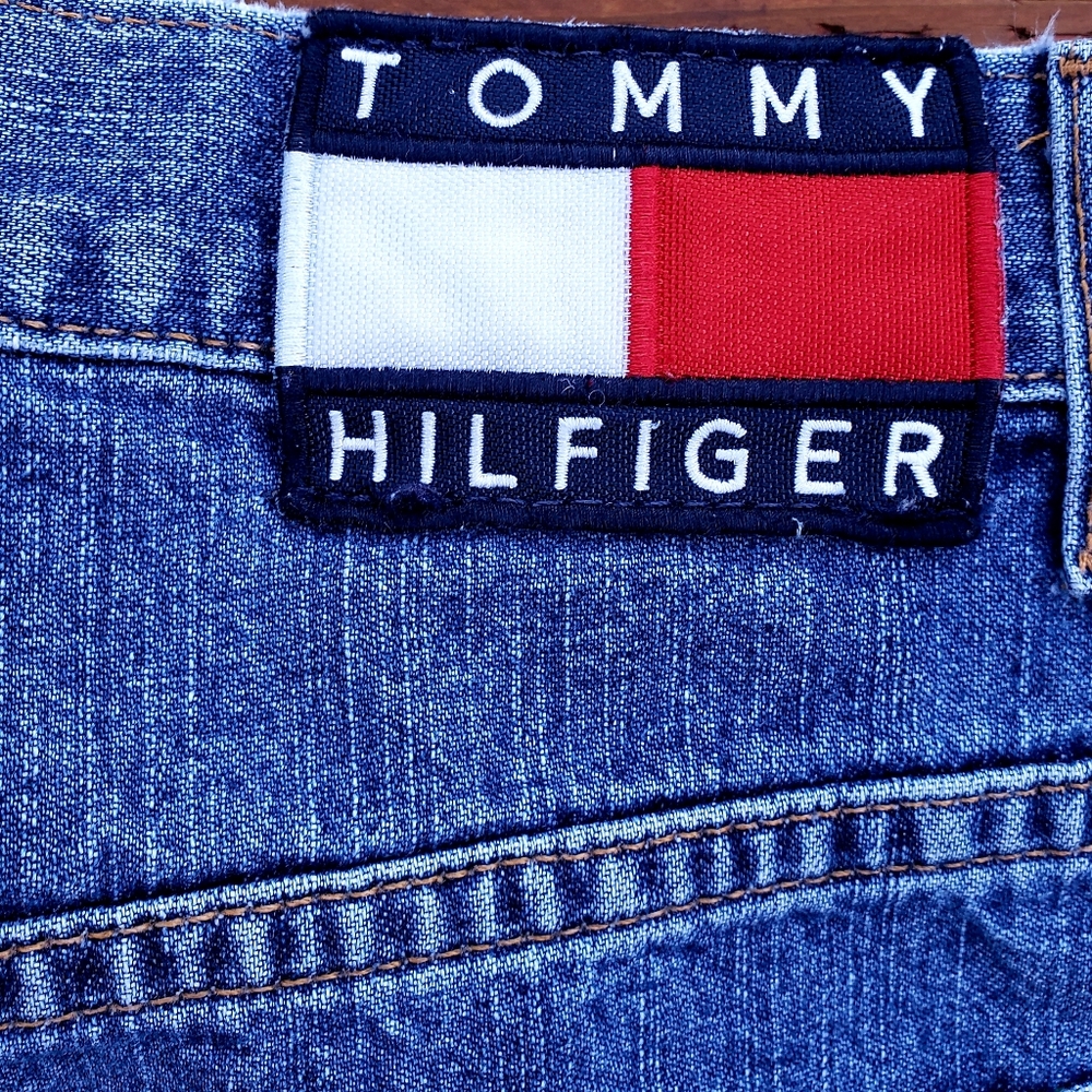 Vtg 90s Tommy Hilfiger Jean Shorts